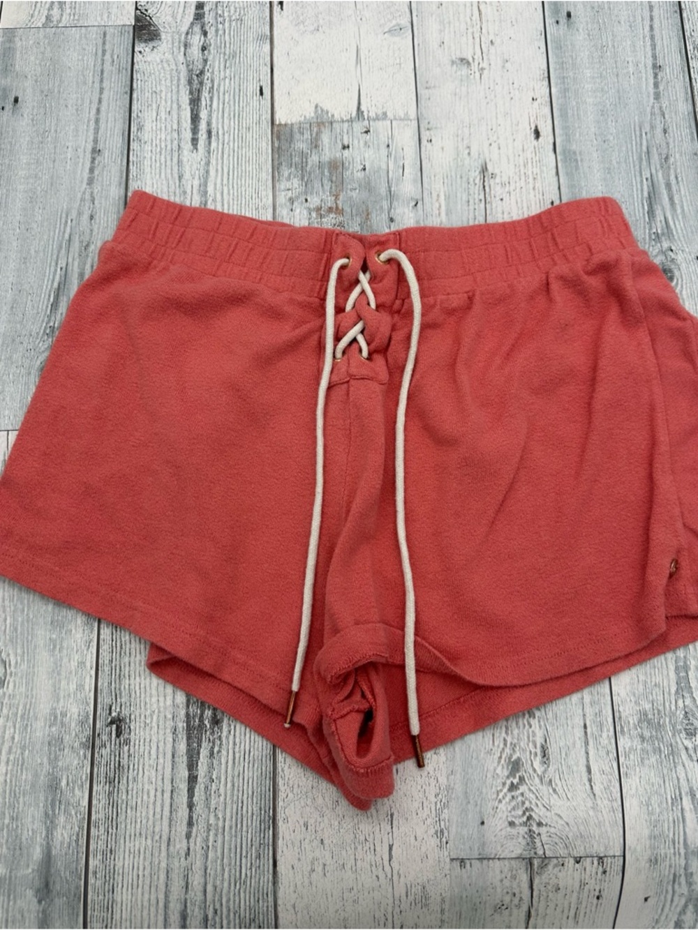 Volcom Coral Lace-Up Terry Athletic Shorts